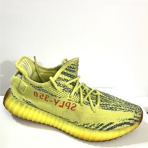 adidas Yeezy Boost 350 V2 'Semi Frozen Yellow' B37572 size US 8.5